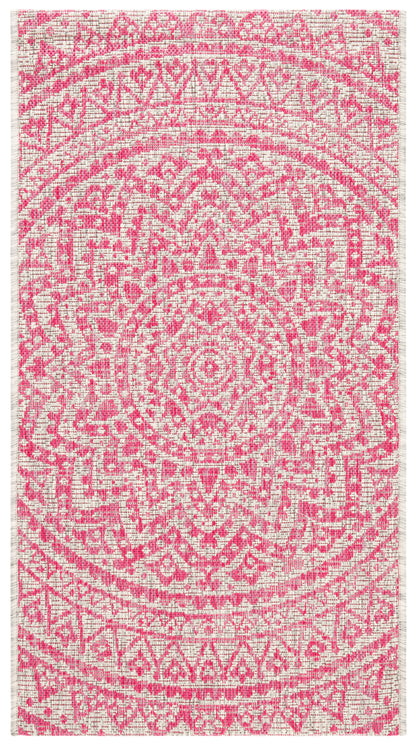 Safavieh Courtyard Cy8734 Light Grey/Fuchsia Area Rug