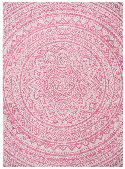 Safavieh Courtyard Cy8734 Light Grey/Fuchsia Area Rug