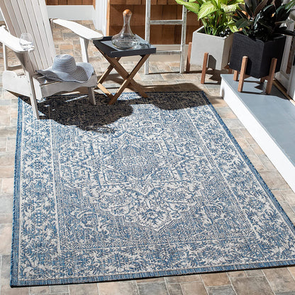 Safavieh Courtyard Cy8763-36821 Navy/Light Grey Area Rug