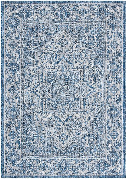 Safavieh Courtyard Cy8763-36821 Navy/Light Grey Area Rug