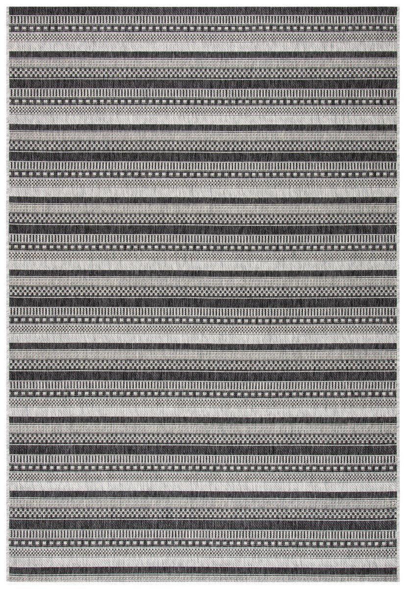 Safavieh Courtyard Cy8784-37612 Black/Grey Area Rug