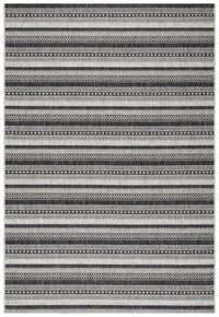 Safavieh Courtyard Cy8784-37612 Black/Grey Area Rug