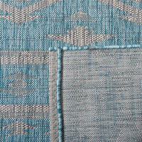 Safavieh Courtyard Cy8863-37121 Aqua/Grey Area Rug