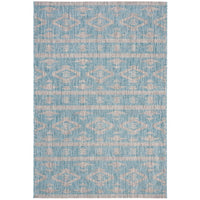 Safavieh Courtyard Cy8863-37121 Aqua/Grey Area Rug