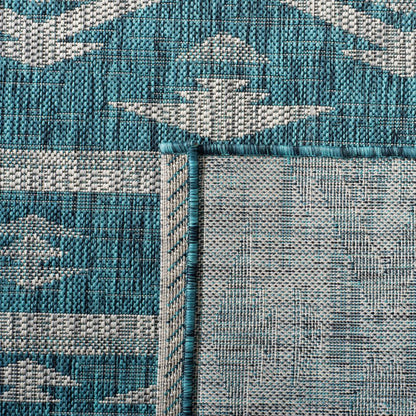 Safavieh Courtyard Cy8863-37221 Teal/Grey Area Rug