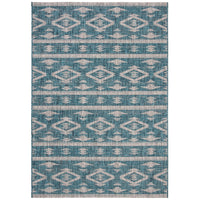 Safavieh Courtyard Cy8863-37221 Teal/Grey Area Rug