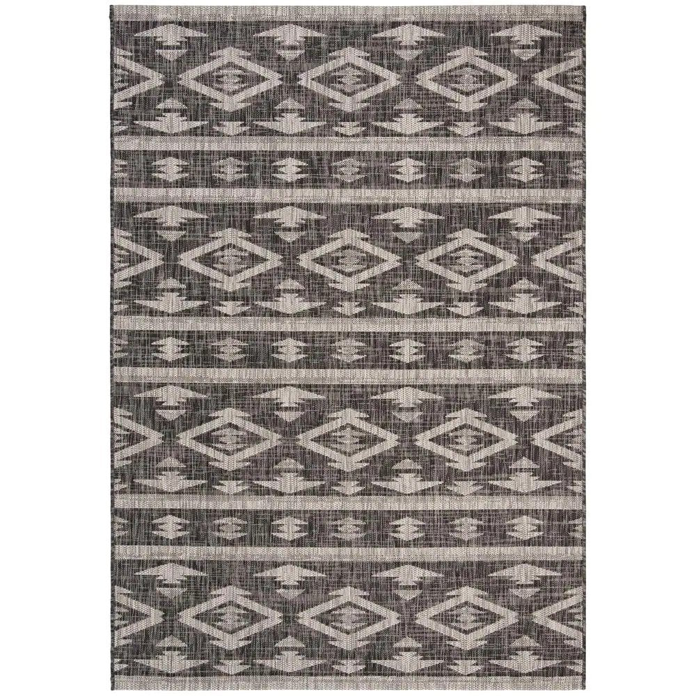 Safavieh Courtyard Cy8863-37621 Black/Grey Area Rug