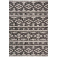 Safavieh Courtyard Cy8863-37621 Black/Grey Area Rug