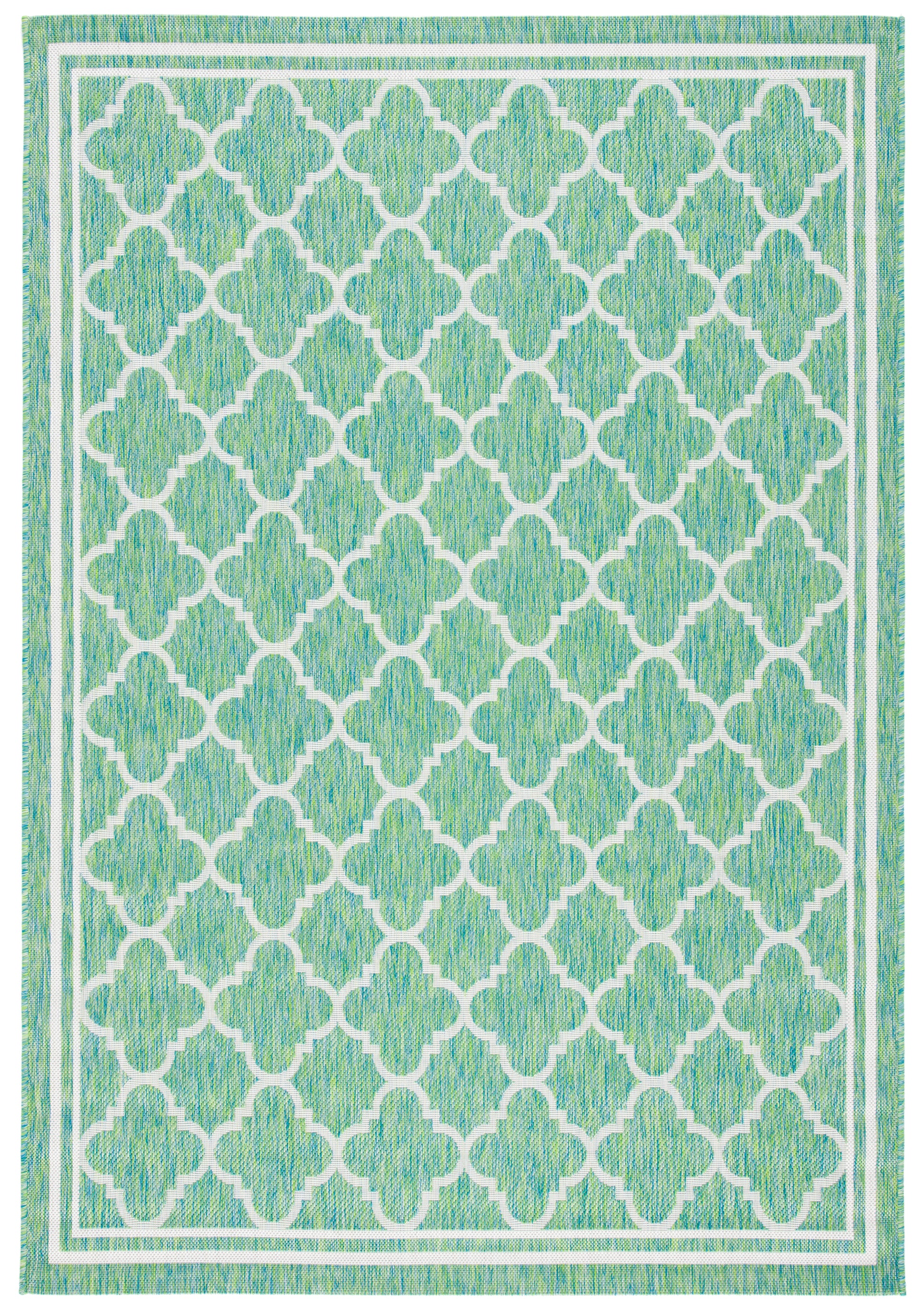 Safavieh Courtyard Cy8918-55721 Green/Ivory Area Rug