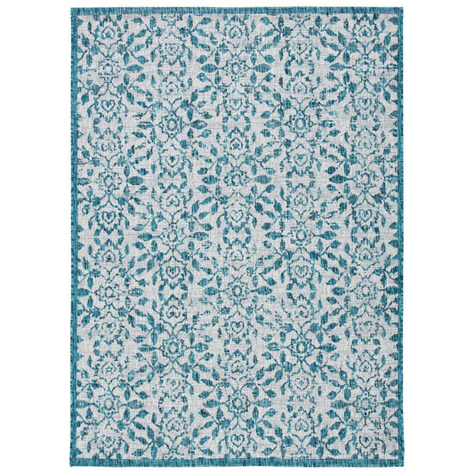 Safavieh Courtyard Cy8955-37212 Grey/Blue Area Rug