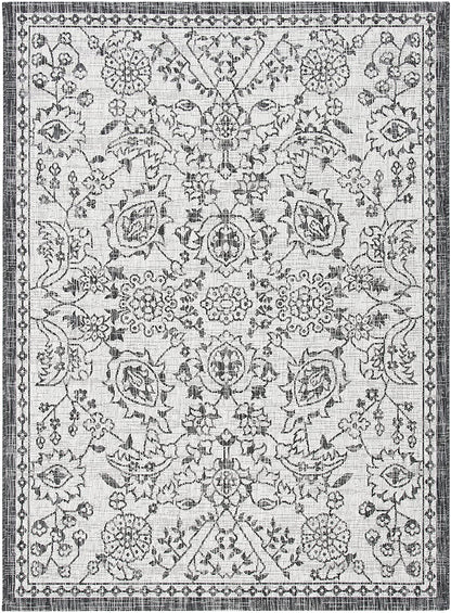 Safavieh Courtyard Cy8968-37612 Grey/Black Area Rug