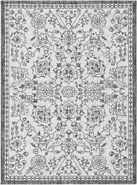 Safavieh Courtyard Cy8968-37612 Grey/Black Area Rug