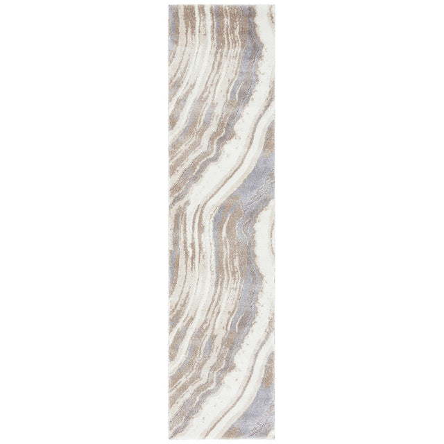 Safavieh Cyrus Shag Cyr126A Ivory/Grey Rug.