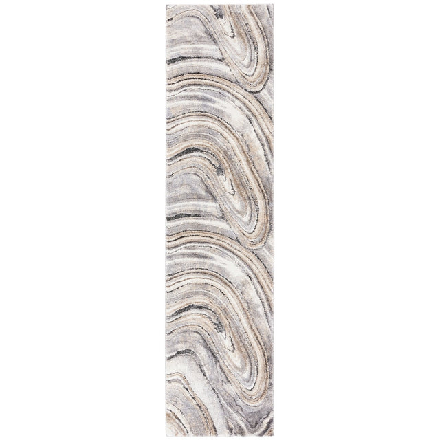 Safavieh Cyrus Shag Cyr132A Ivory/Grey Rugs.