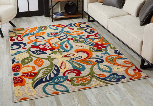 KAS Calla 6929 Leila Ivory/Multi Rugs.