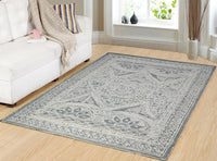 Dynamic Rugs Darcy 1128 Ivory/Teal Area Rug