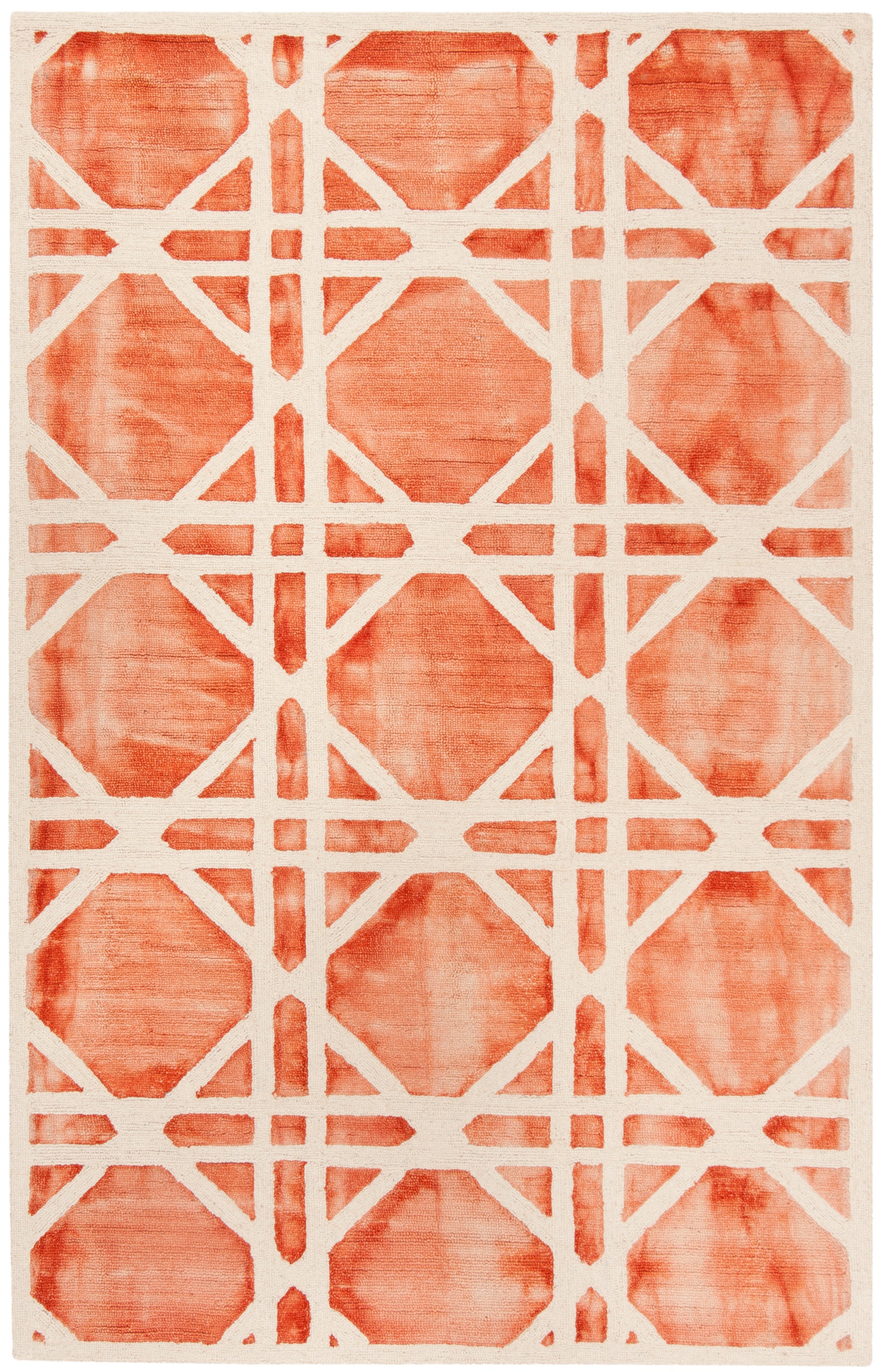 Safavieh Dip Dye Ddy721P Ivory/Orange Area Rug