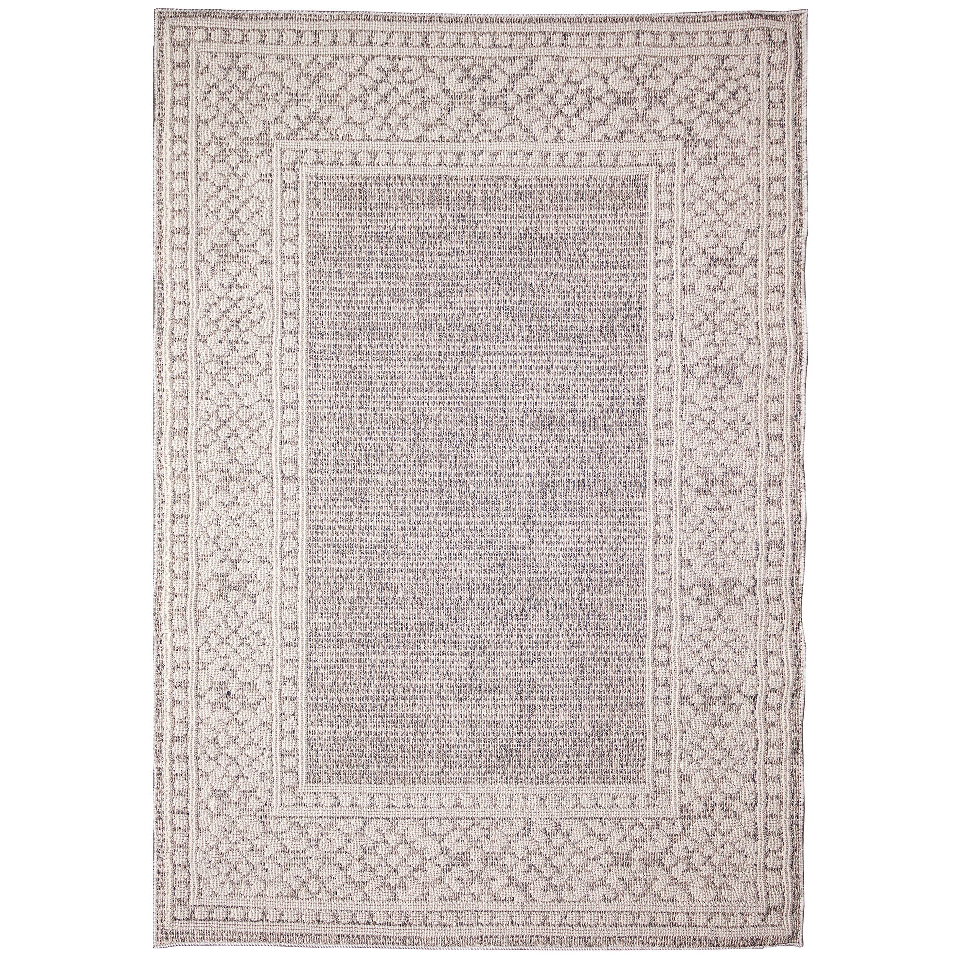 Liora Manne Dunes Border 6685/38 Grey Area Rug