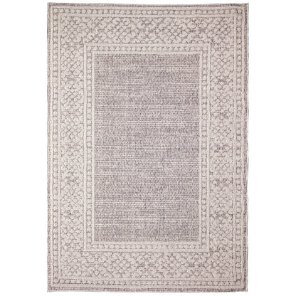 Liora Manne Dunes Border 6685/38 Grey Area Rug