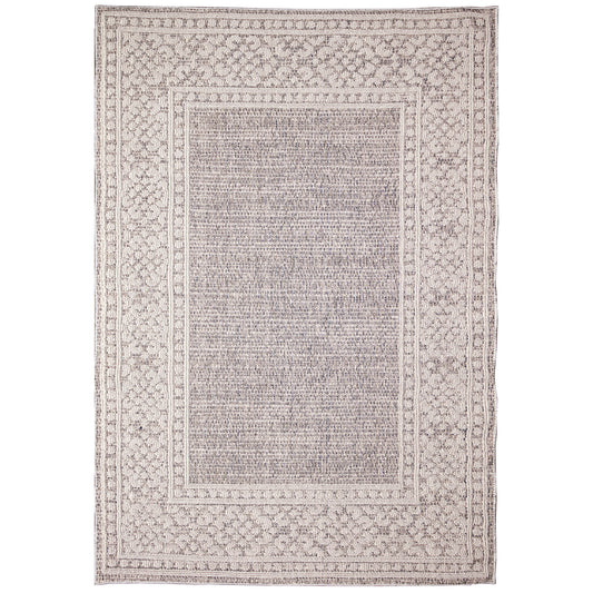 Liora Manne Dunes Border 6685/38 Grey Area Rug