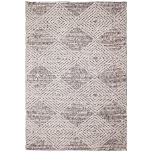 Liora Manne Dunes Modern Diamond 6688/38 Grey Area Rug