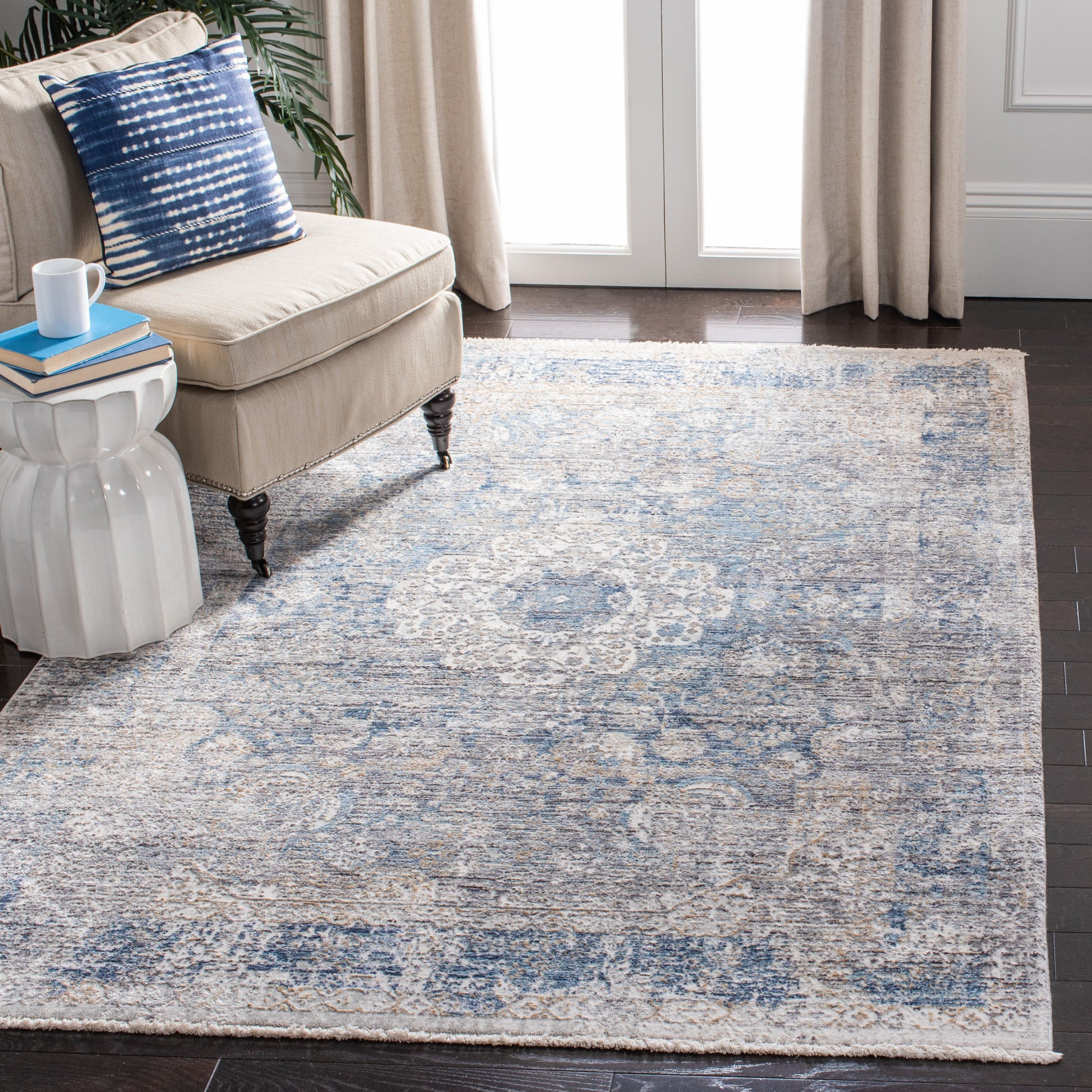 Safavieh Dream Drm410K Grey/Blue Area Rug