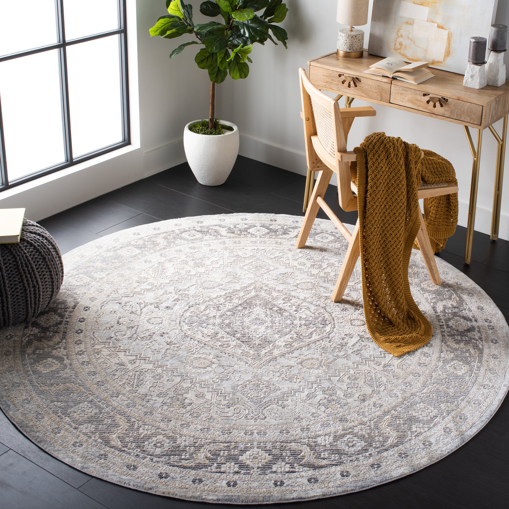 Safavieh Dream Drm411F Grey/Ivory Area Rug