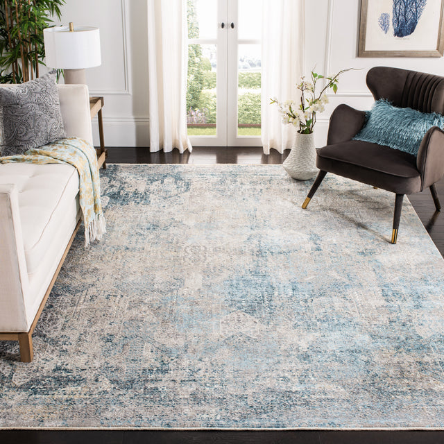 Safavieh Dream Drm418K Grey/Blue Rugs.