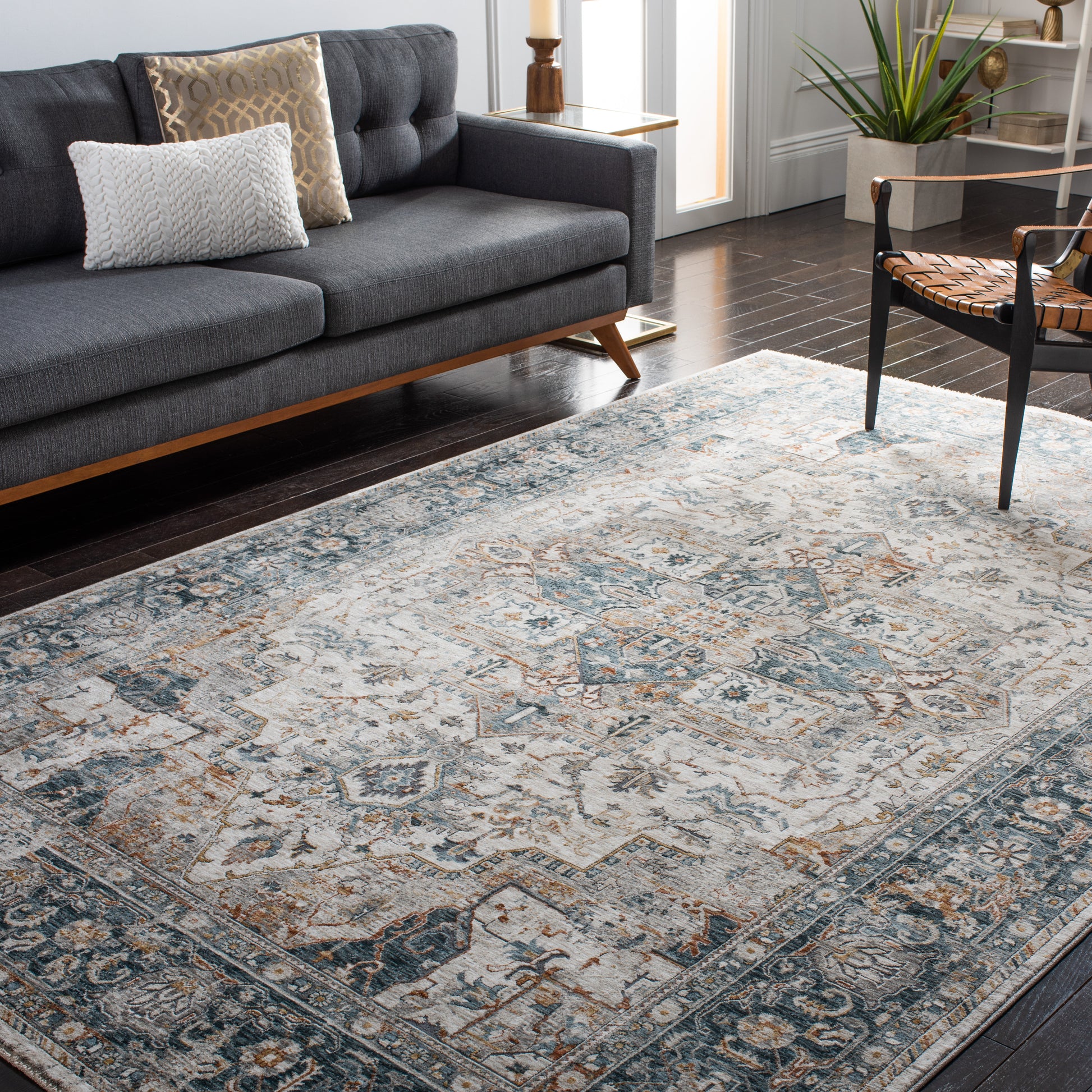 Safavieh Dream Drm723B Ivory/Light Blue Area Rug