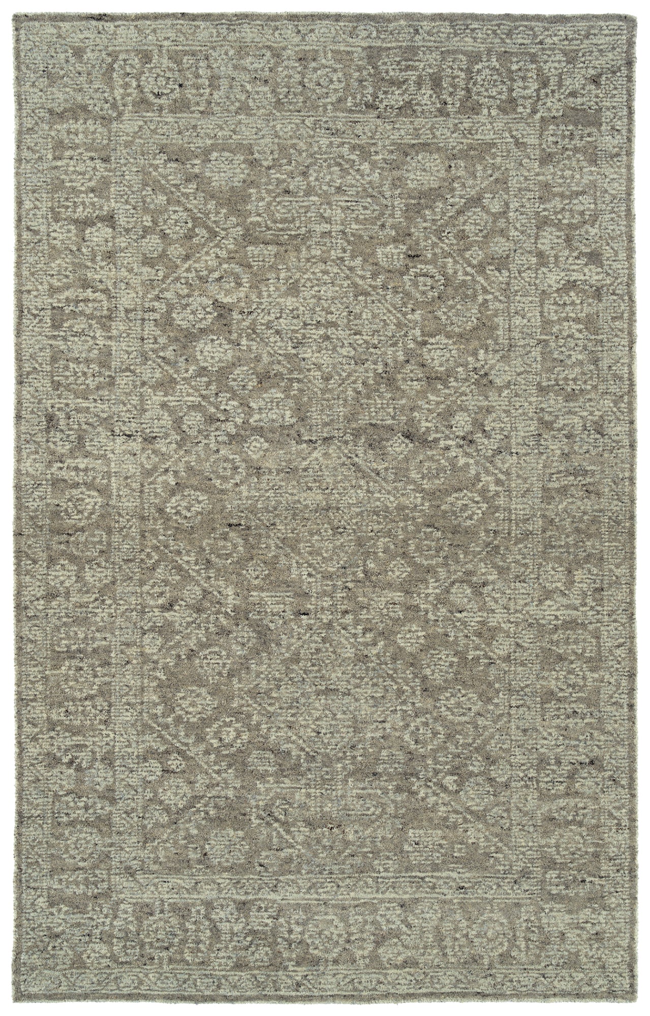 Kaleen Effete Efe98-27 Taupe, Sand, Natural, Black Area Rug