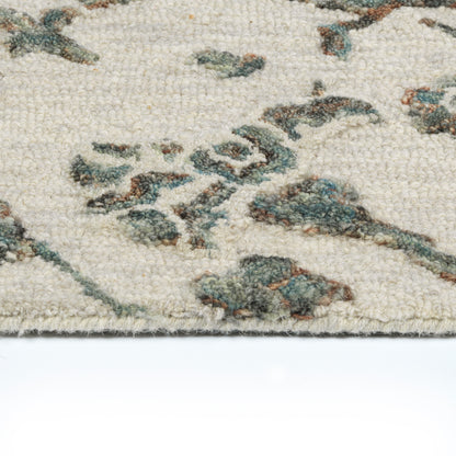 Kaleen Elijah Eli95-42 Linen, Emerald, Fern, Peacock Area Rug