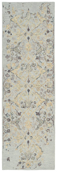 Kaleen Elijah Eli96-77 Silver, Lilac, Aubergine, Plum Area Rug