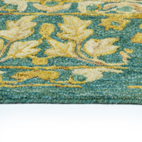 Kaleen Elijah Eli96-78 Turquoise, Emerald, Green, Gold Area Rug