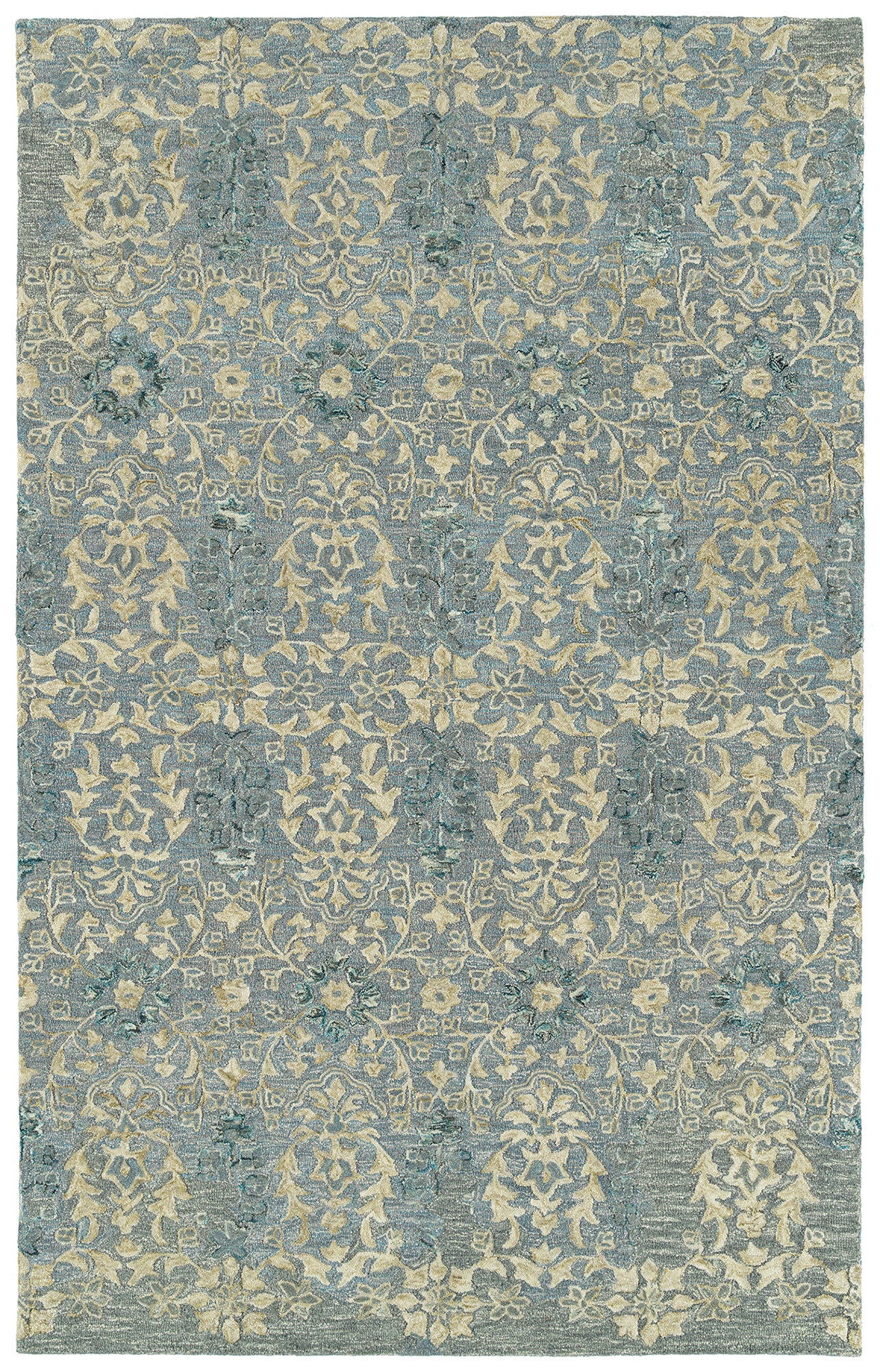 Kaleen Elijah Eli98-103 Slate, Blue, Gray, Sand Area Rug