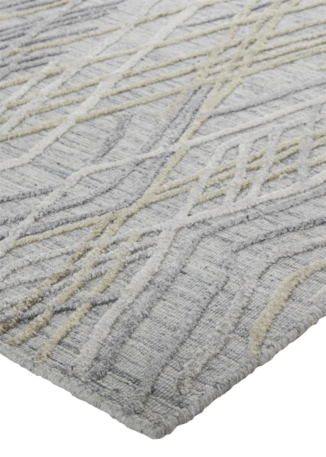 Feizy Elias 6589F Gray/Taupe Area Rug