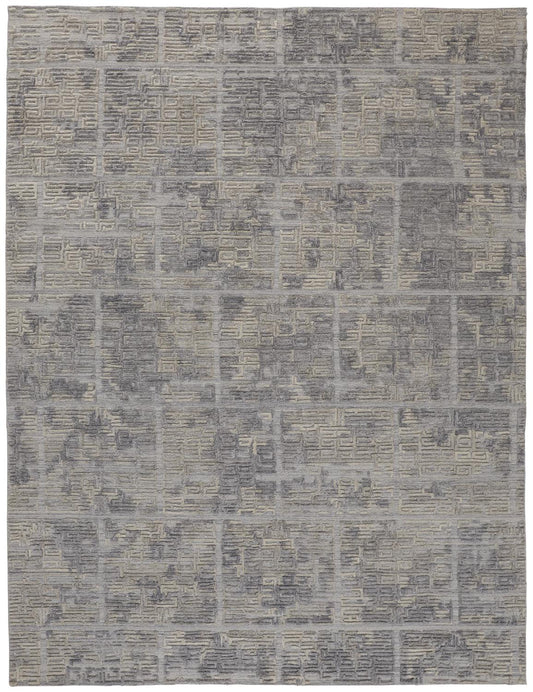 Feizy Elias 6590F Gray/Ivory Area Rug