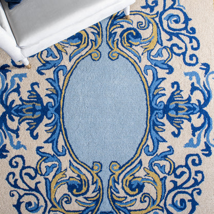 Safavieh Empire Em601M Blue/Ivory Area Rug