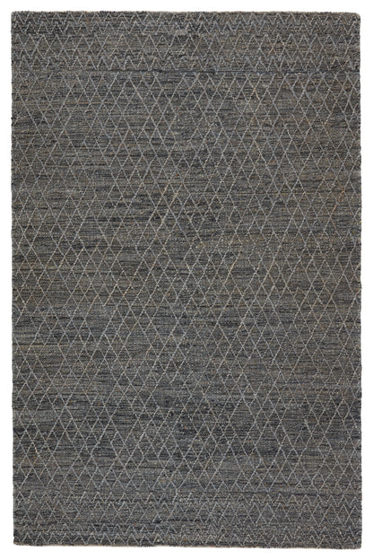 Jaipur Emblem Morse Emb03 Gray/Dark Blue Area Rug