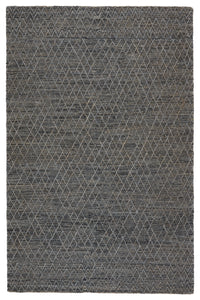 Jaipur Emblem Morse Emb03 Gray/Dark Blue Area Rug