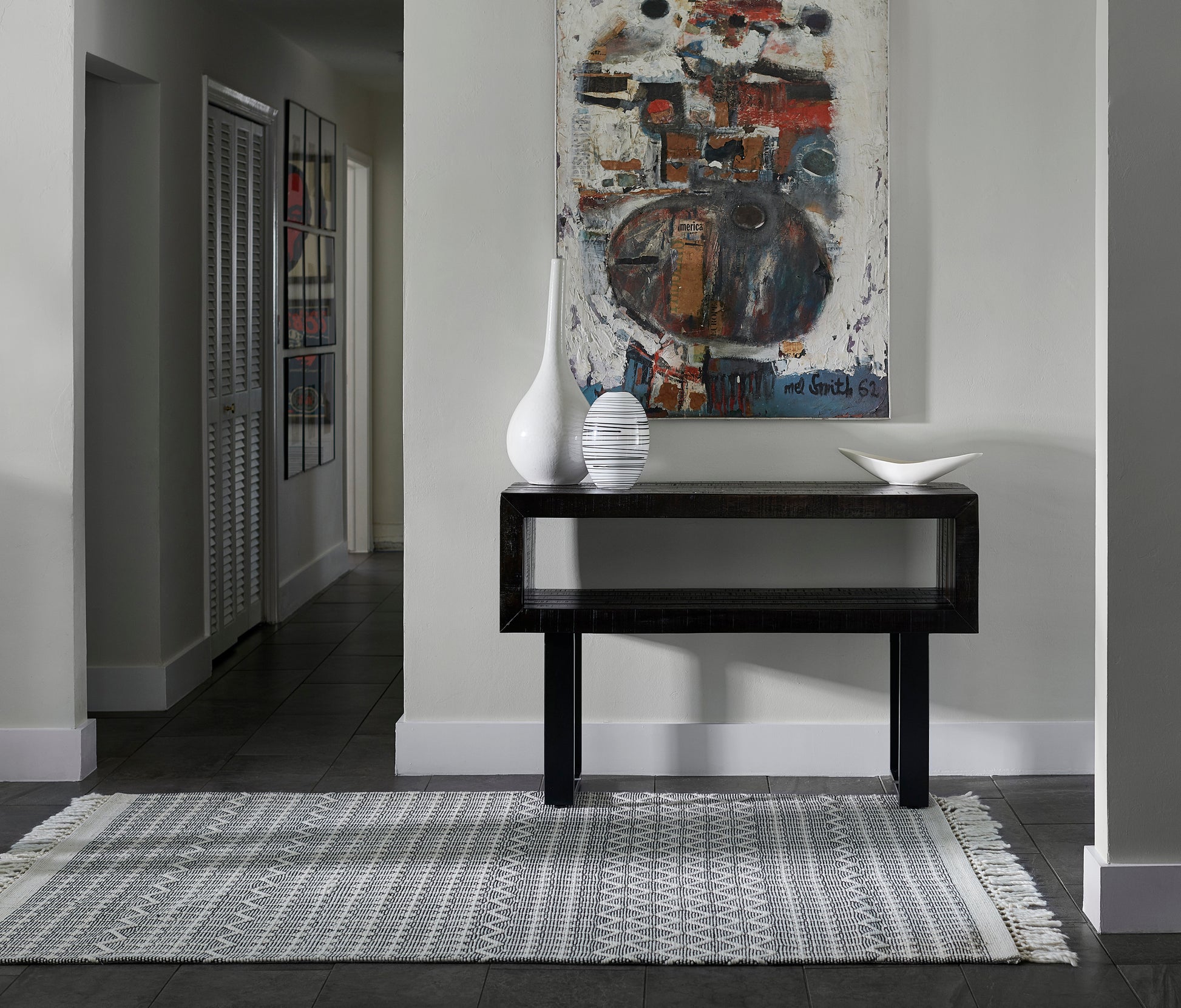 Momeni Ember Emr-1 Black Area Rug