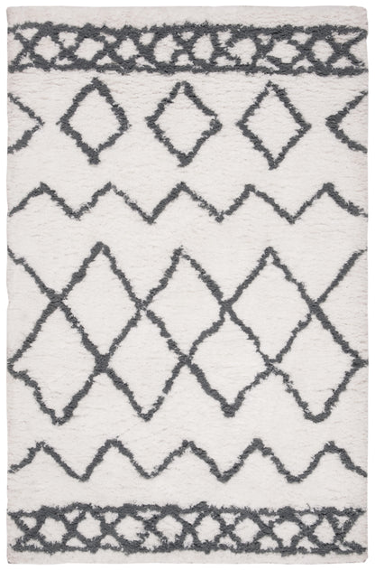 Safavieh Equinox Shag Eqs711A Cream/Grey Area Rug