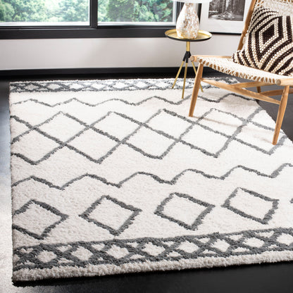 Safavieh Equinox Shag Eqs711A Cream/Grey Area Rug