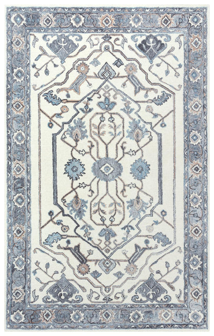 Rizzy Essence Ess102 Beige/Gray Area Rug