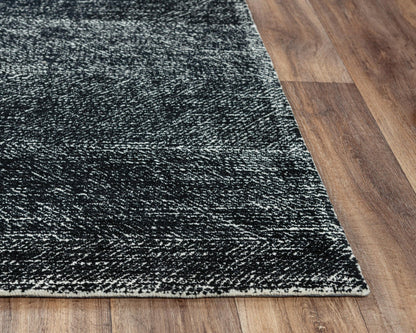 Rizzy Etchings Etc101 Black Area Rug