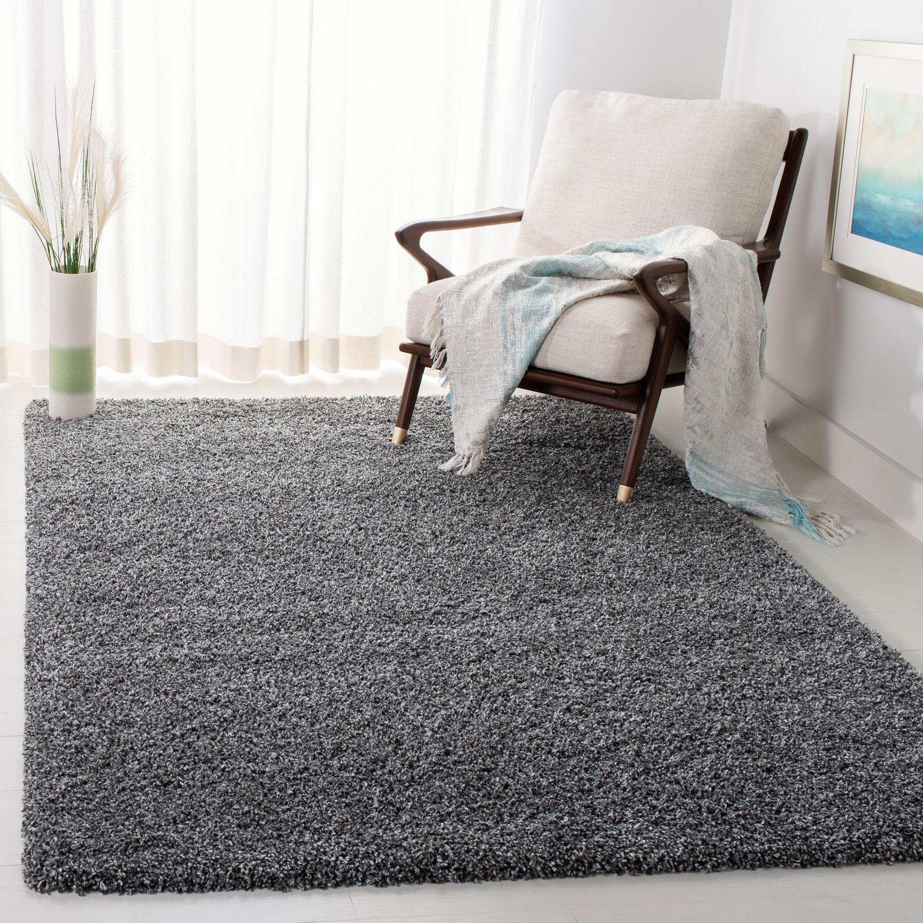 Safavieh Evolution Shag Evo520G Dark Grey Area Rug