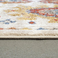 Dynamic Rugs Falcon 6800 Ivory/Grey/Blue/Red/Gold Area Rug