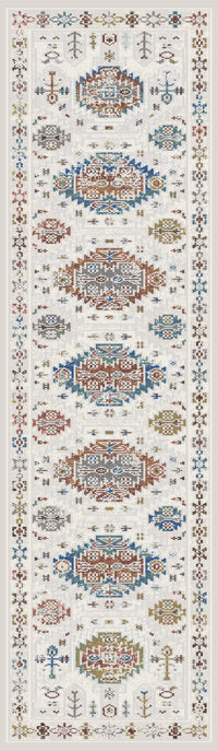 Dynamic Rugs Falcon 6804 Ivory/Grey/Blue/Red/Gold Area Rug