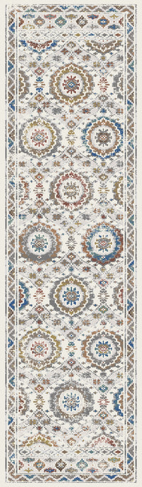 Dynamic Rugs Falcon 6806 Ivory/Grey/Blue/Red/Gold Area Rug