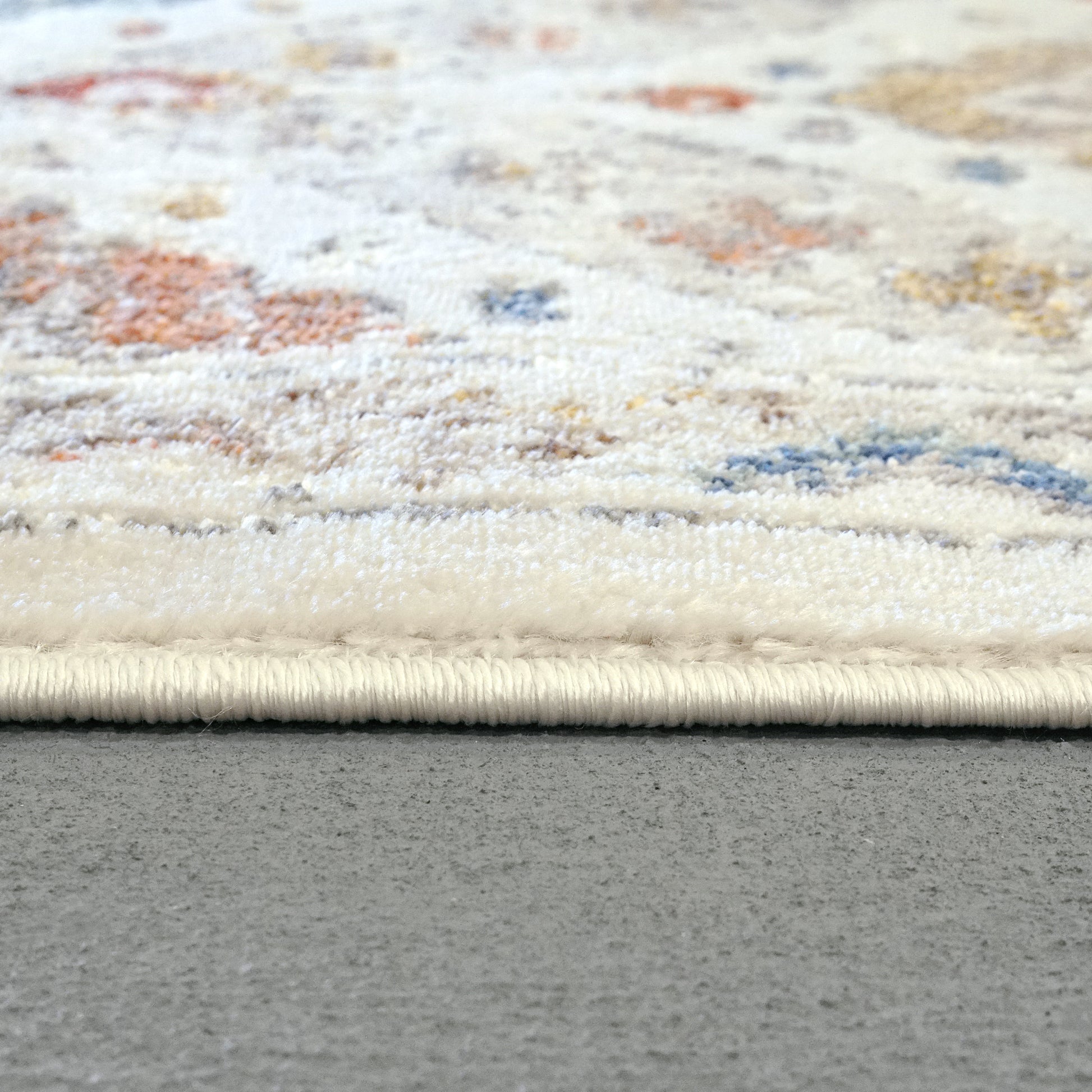 Dynamic Rugs Falcon 6806 Ivory/Grey/Blue/Red/Gold Area Rug