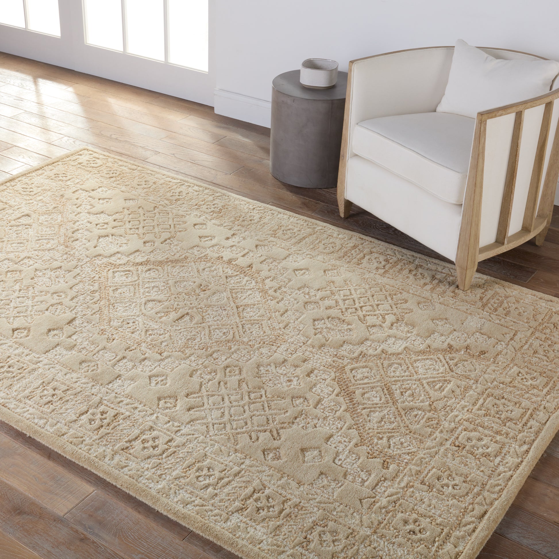 Jaipur Farryn Tomoe Far01 Tan Area Rug